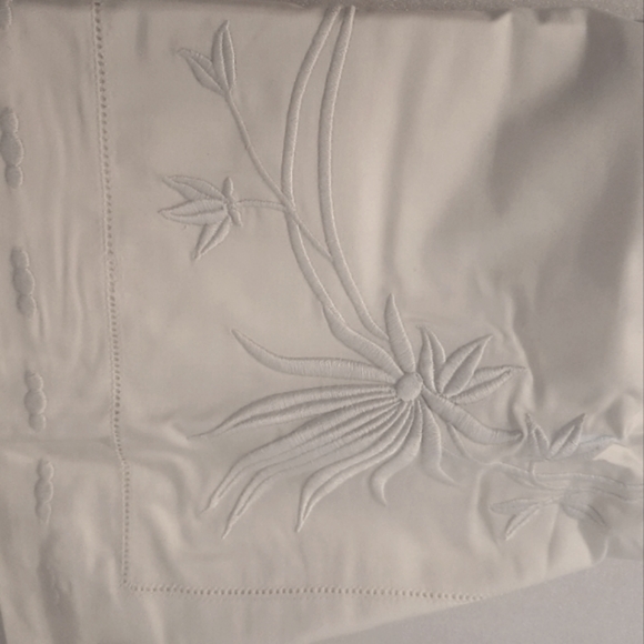 Ralph Lauren KING Islesboro Hillsboro Shams MSRP $430 Cream - Picture 8 of 14